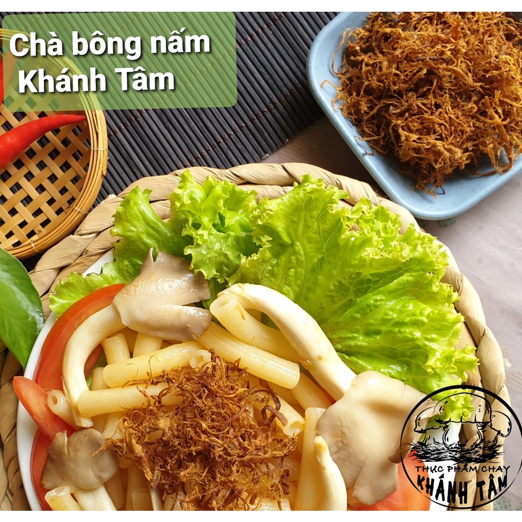 Chà bông nấm hương kt ( túi zip 100 gram)